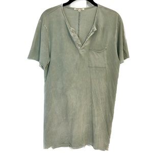 COTTON CITIZEN - Men’s Henley Tee Shirt Size Medium